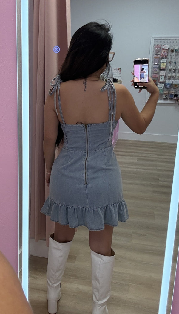 Denim Darlin - Mini Dress