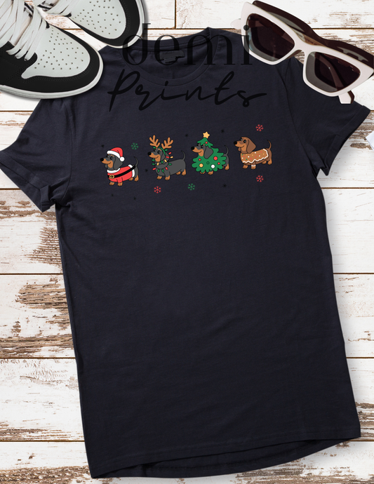 A Dachshund Christmas - Graphic t-shirt