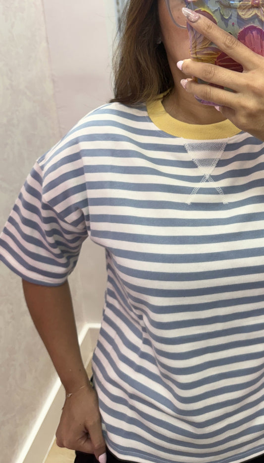 Pinstripe - Knit Top