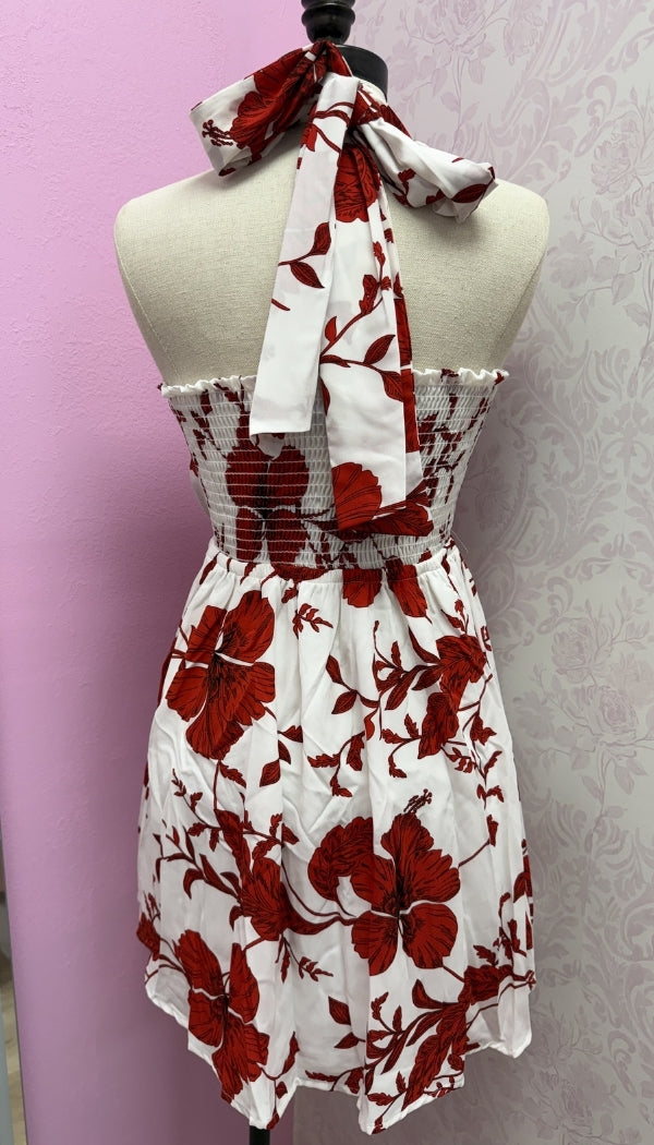 Marilyn Moment - Halter Mini Dress