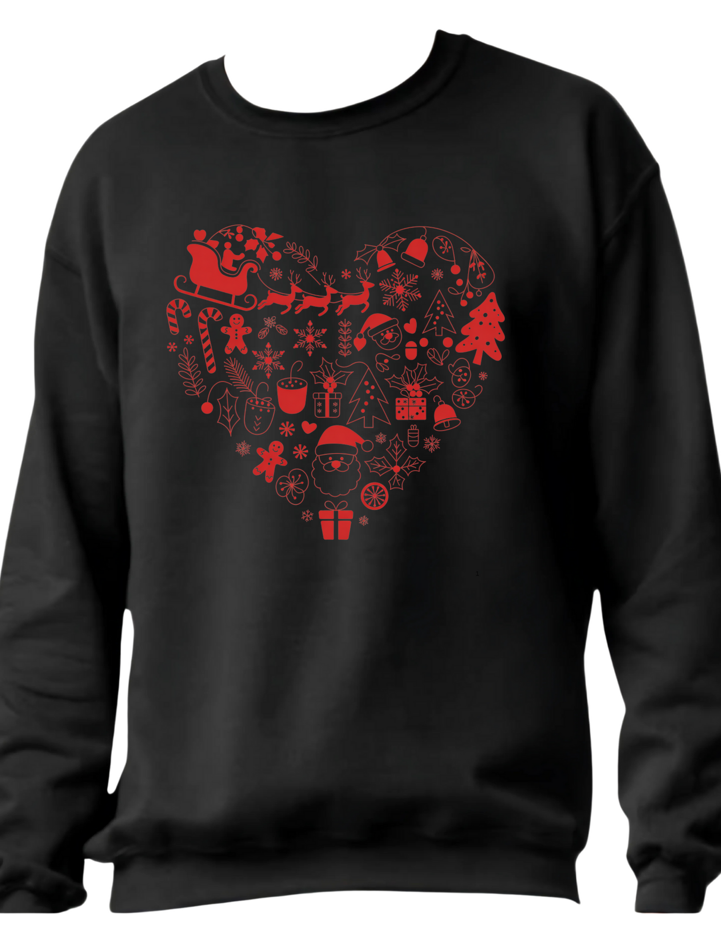 Christmas Heart - Crewneck Sweater