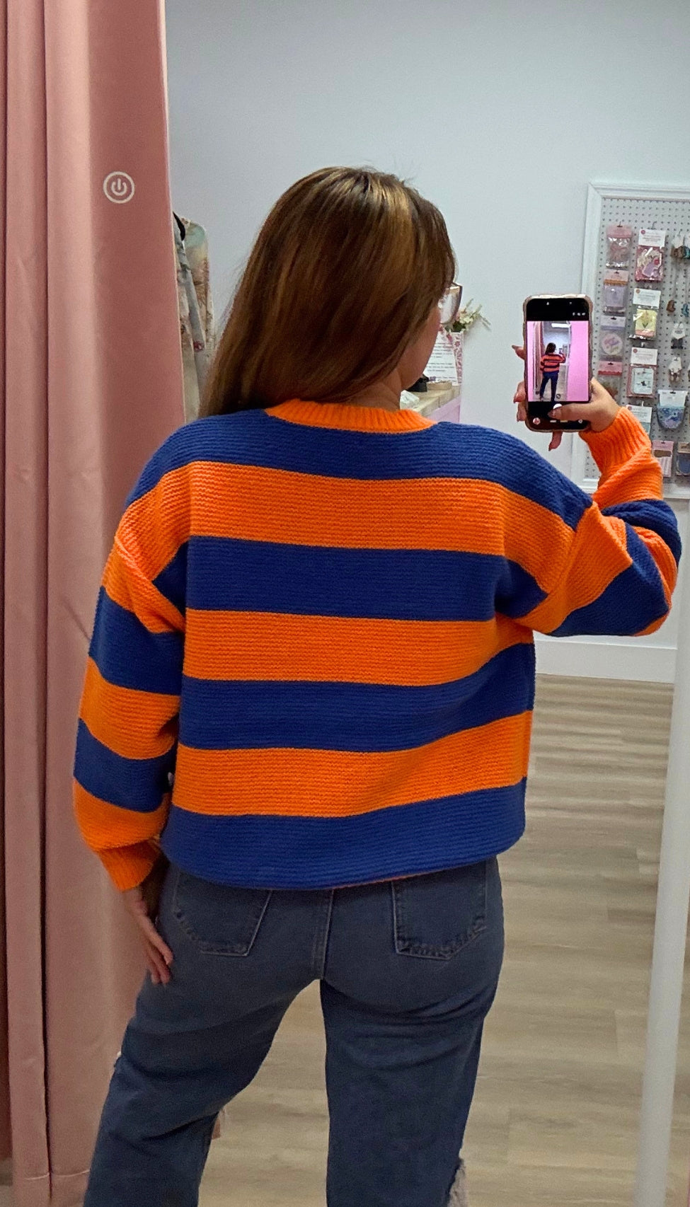 Game Day - Striped Sweater
