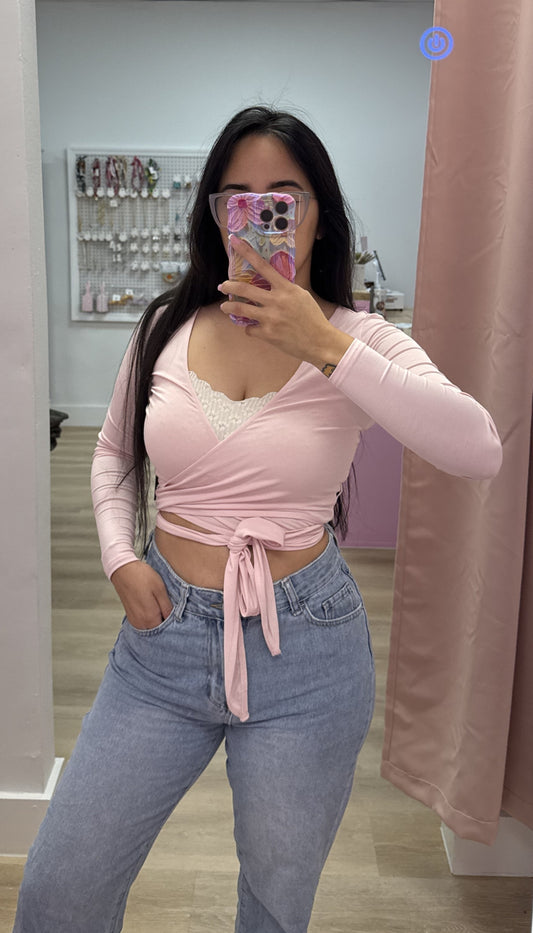 Kimi - V Wrap Top