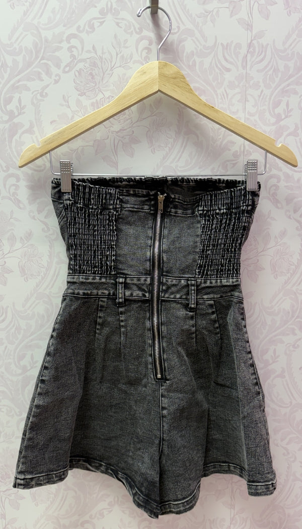 Easy Breezy - Denim Romper