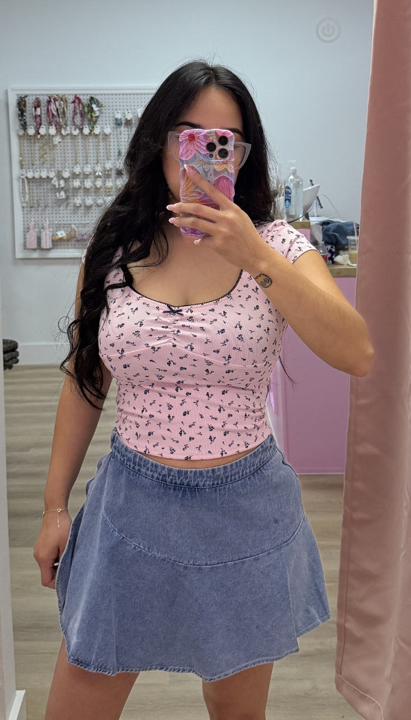 Kiki - Ruffle Mini Skort