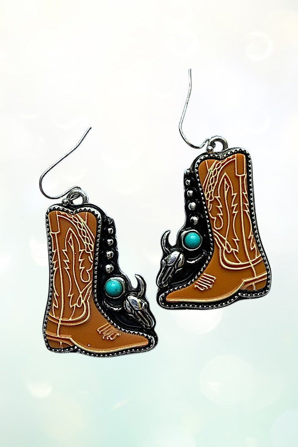 Boot Scootin - Necklace & Earring Set