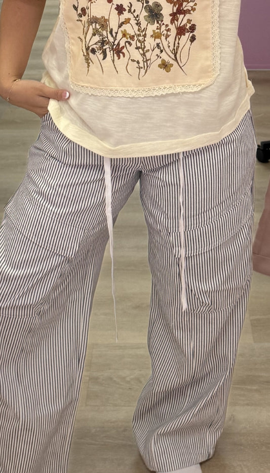 The "Stay-In" - Mid Rise Baggy Pants