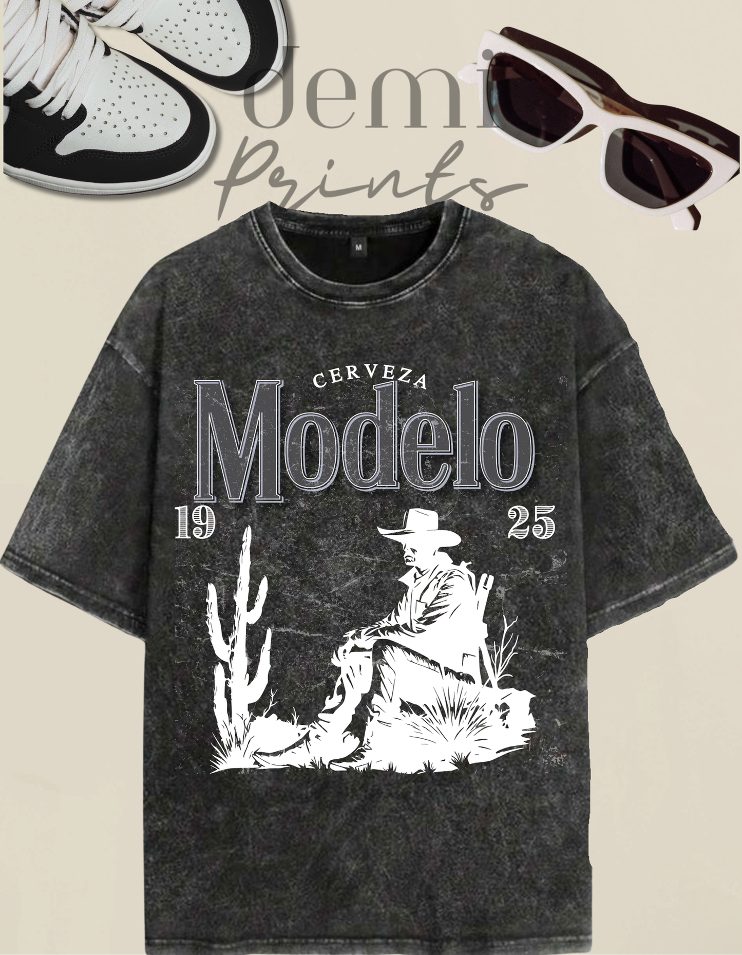 Modelo - Color block graphic t-shirt
