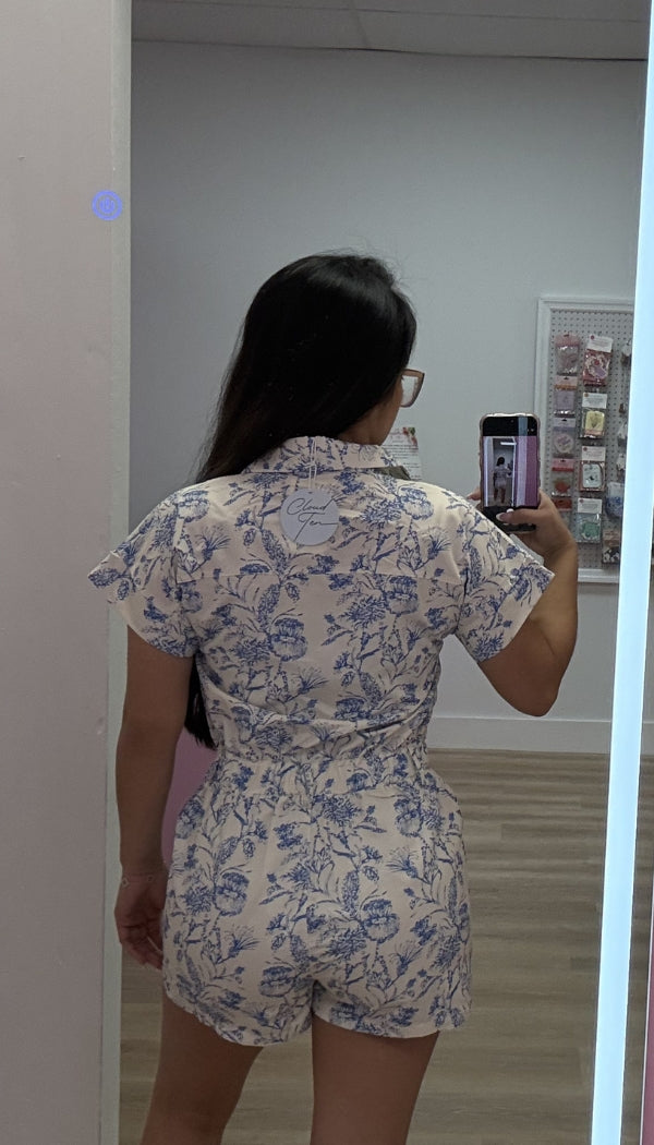Meadow Breeze - Floral Romper