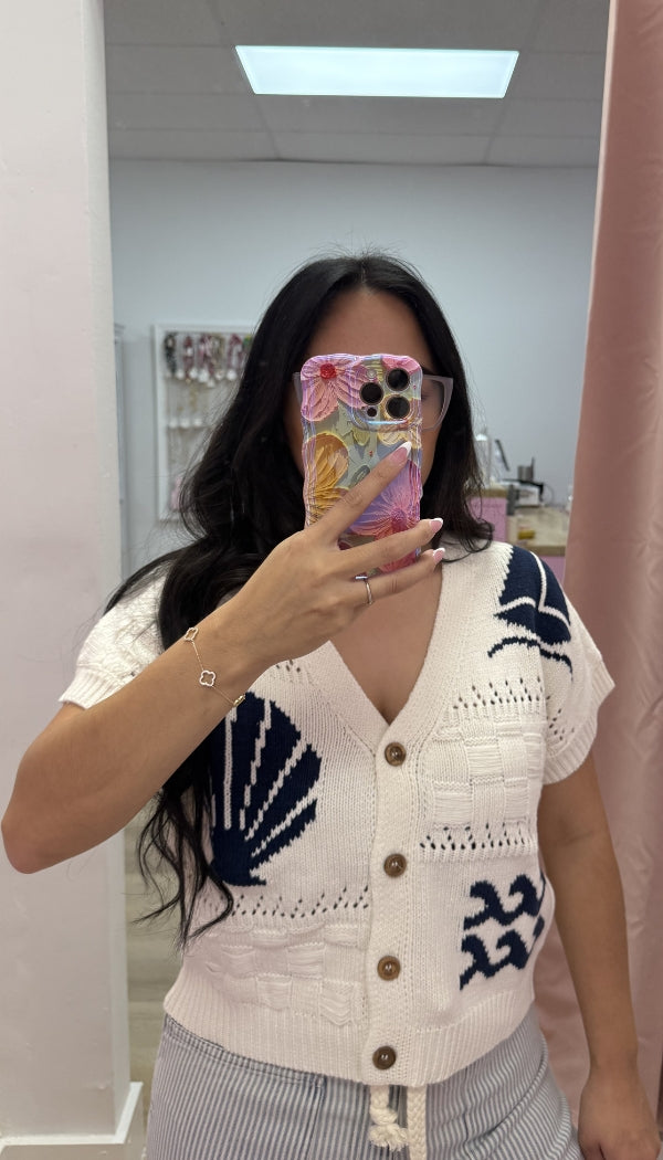 Marine Life - Knit Cardigan