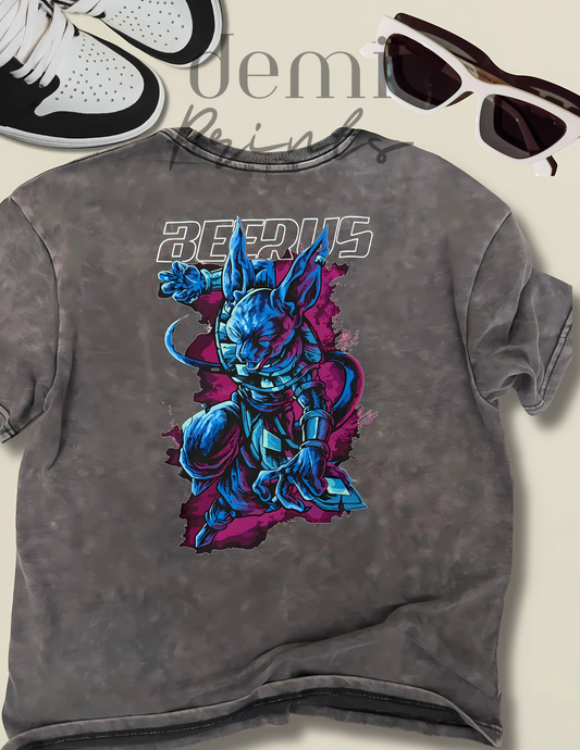 God of Destruction - Color block graphic t-shirt