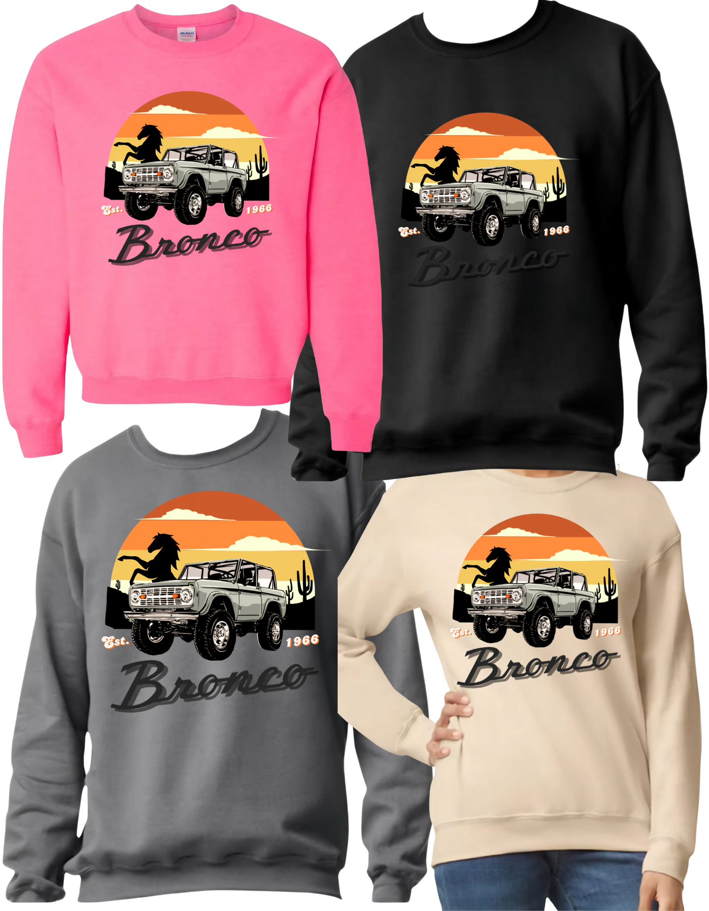 1966 Bronco - Crewneck Sweater
