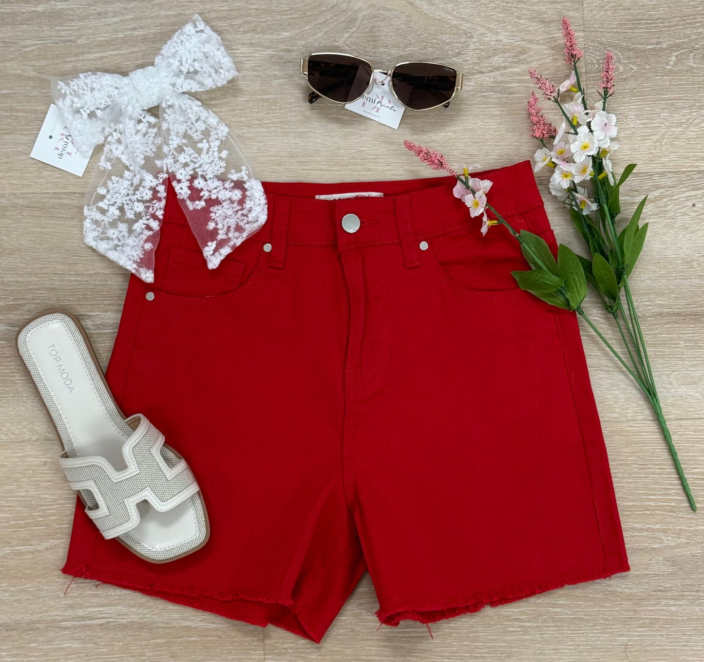 Remi - High Rise Shorts