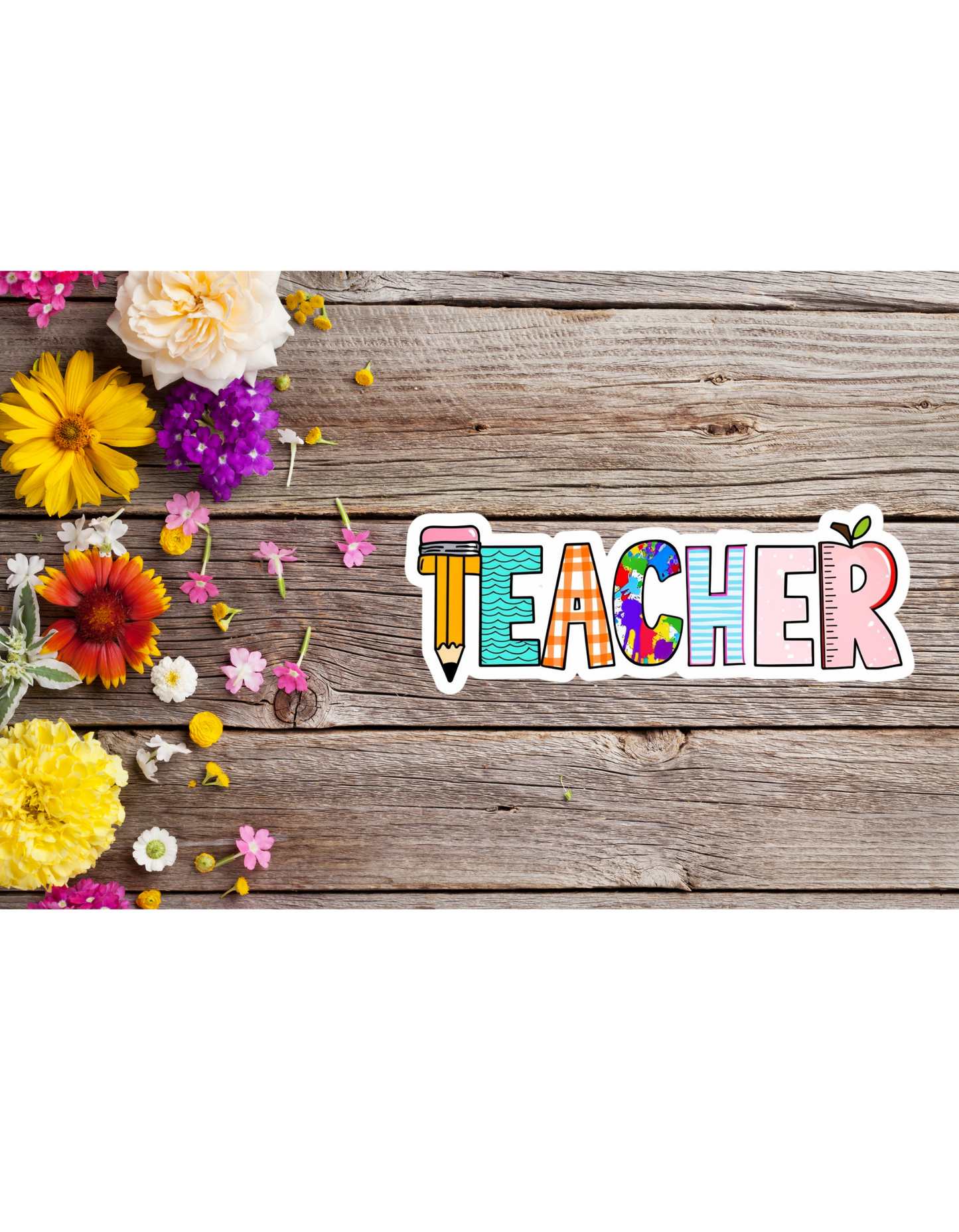 Teacher - 3" Sticker
