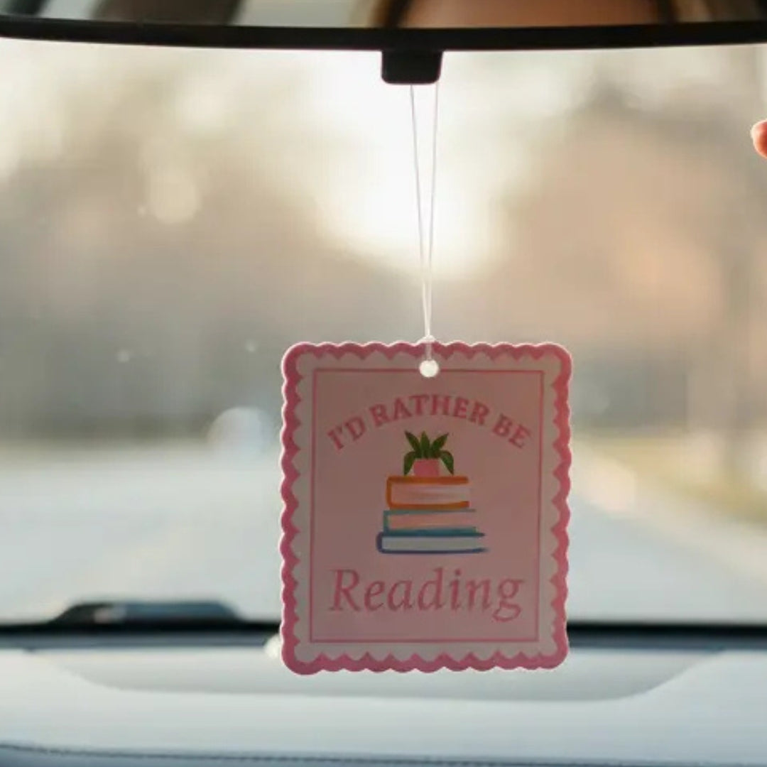 I'd Rather Be Reading - Air Freshener