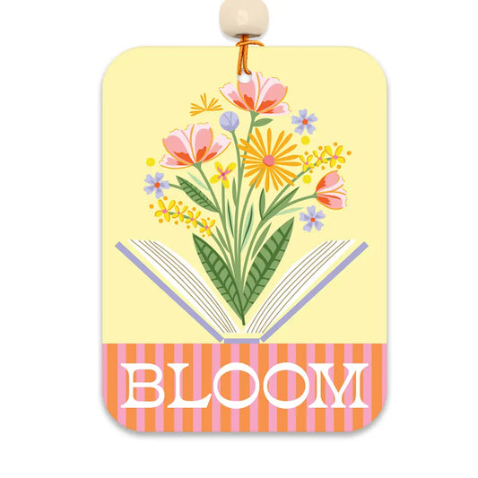 Blooming Book Car Air Freshener