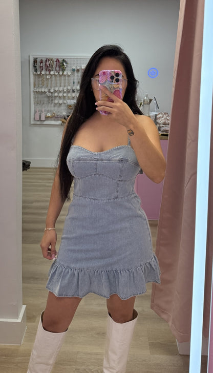 Denim Darlin - Mini Dress
