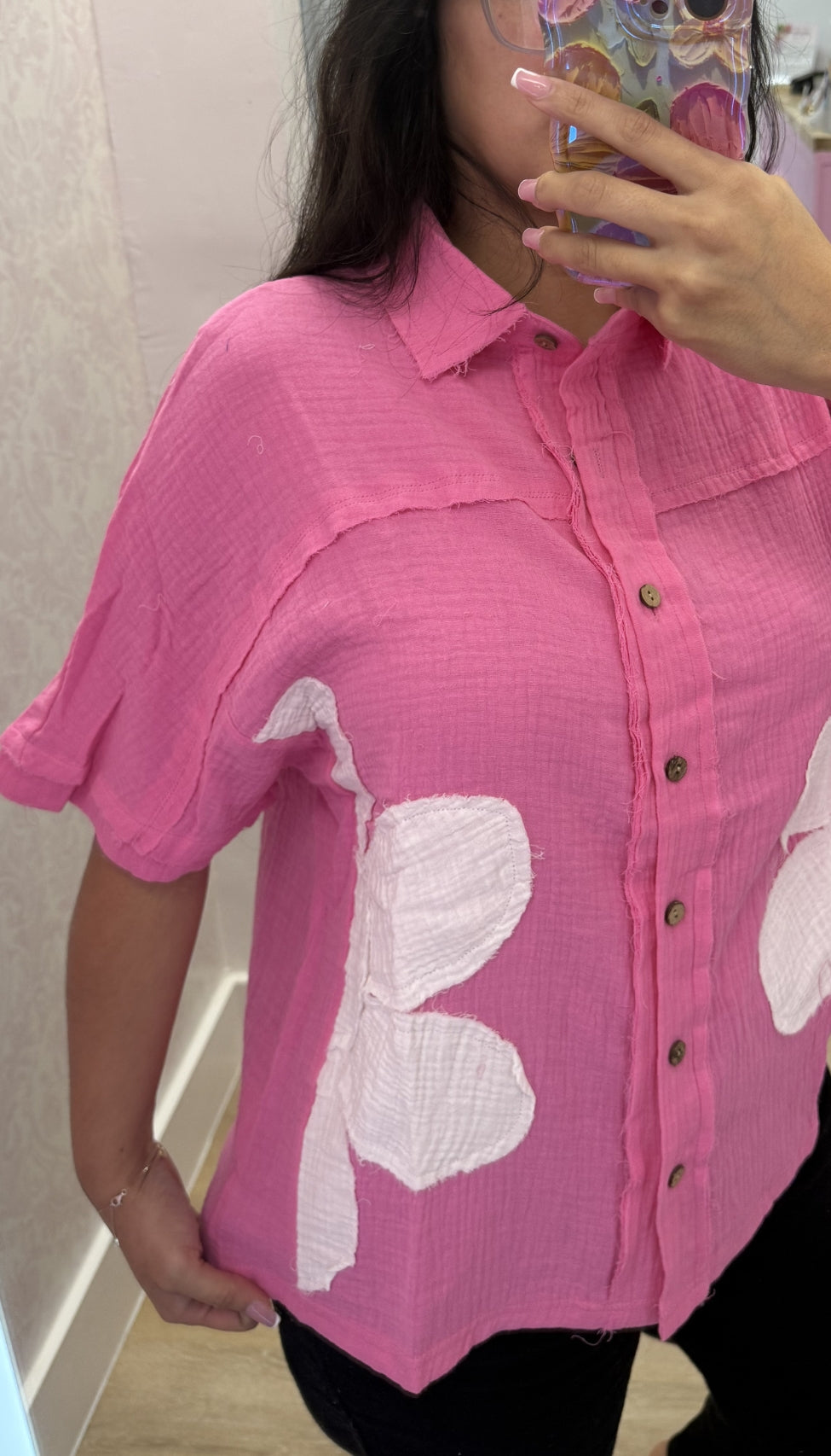Patty - Flower Patch Top