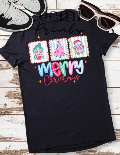 Pretty Merry Christmas - Graphic t-shirt