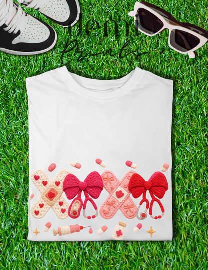 Nurse Valentine - Graphic t-shirt (flat image)
