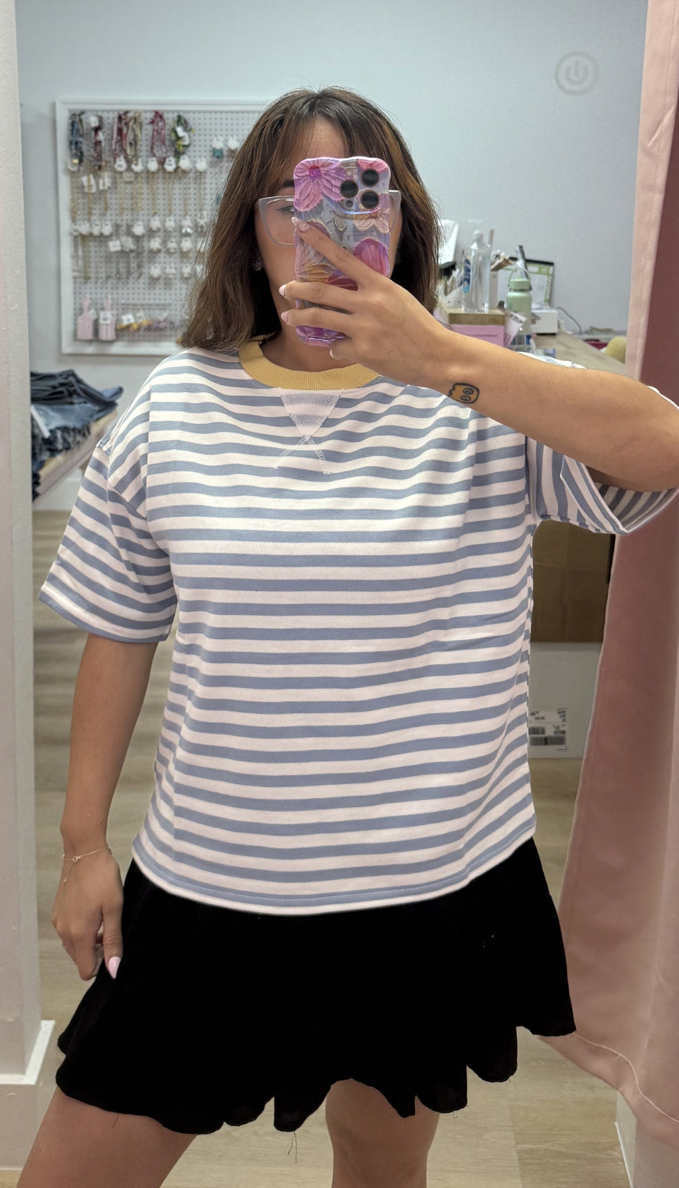 Pinstripe - Knit Top