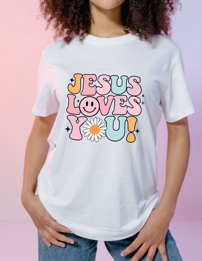 Jesus loves you - Graphic t-shirt