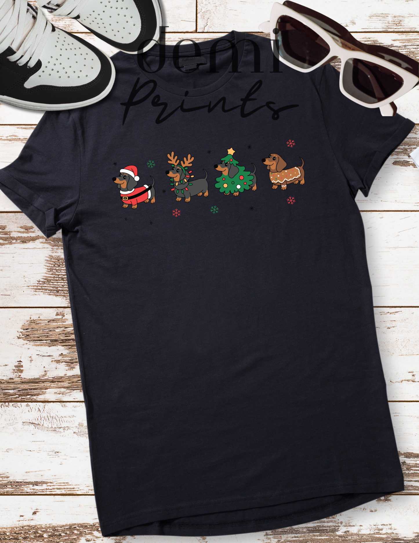 A Dachshund Christmas - Graphic t-shirt