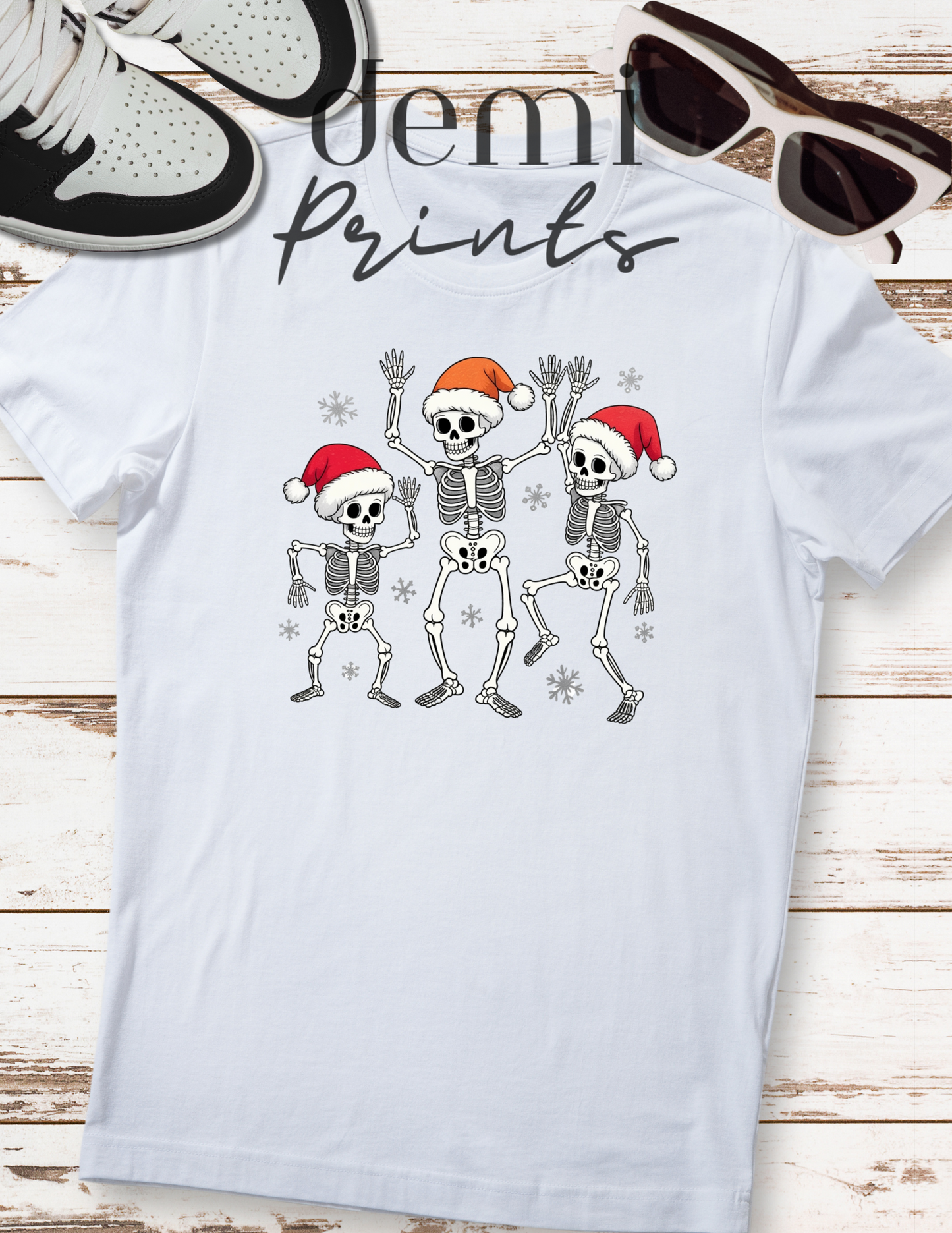 Skelly Christmas - Graphic t-shirt