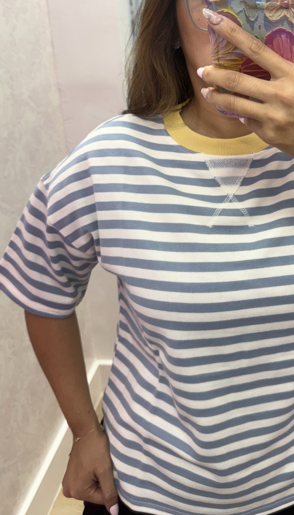 Pinstripe - Knit Top