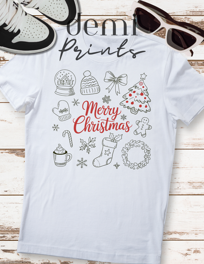 Merry Cozy Vibes - Graphic t-shirt