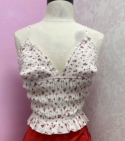 Cherry On Top - Smocked Top
