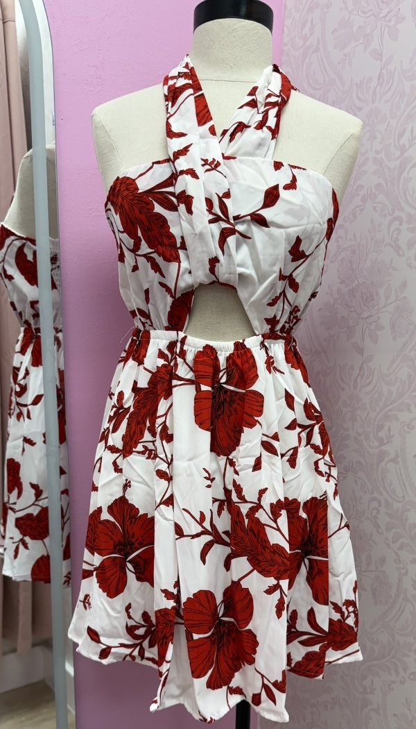Marilyn Moment - Halter Mini Dress