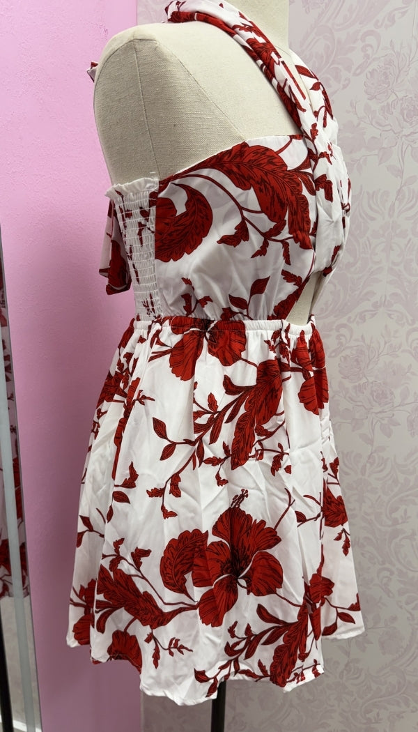 Marilyn Moment - Halter Mini Dress