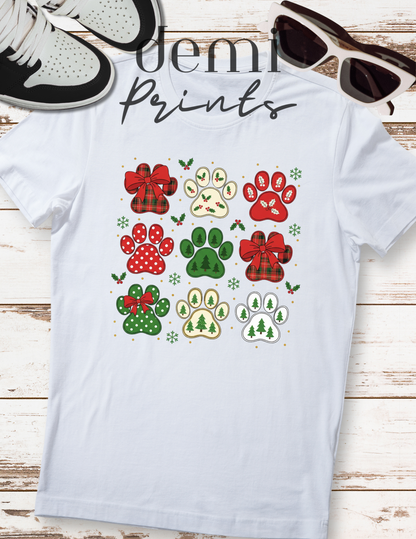 Christmas Paws - Graphic t-shirt