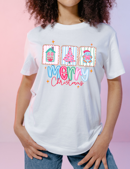 Pretty Merry Christmas - Graphic t-shirt