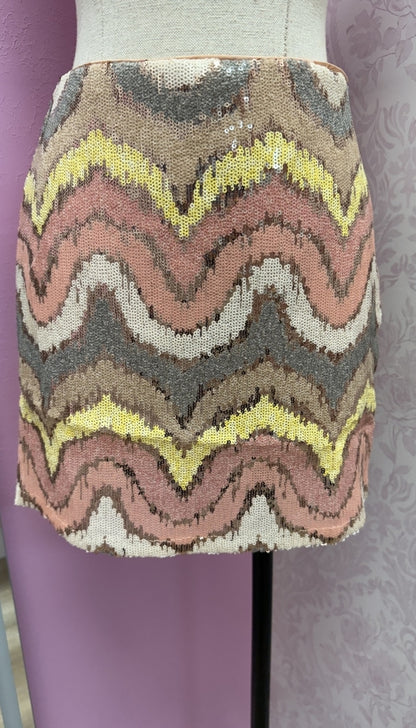 Sunset Shimmer - Multi Color Sequin Skirt