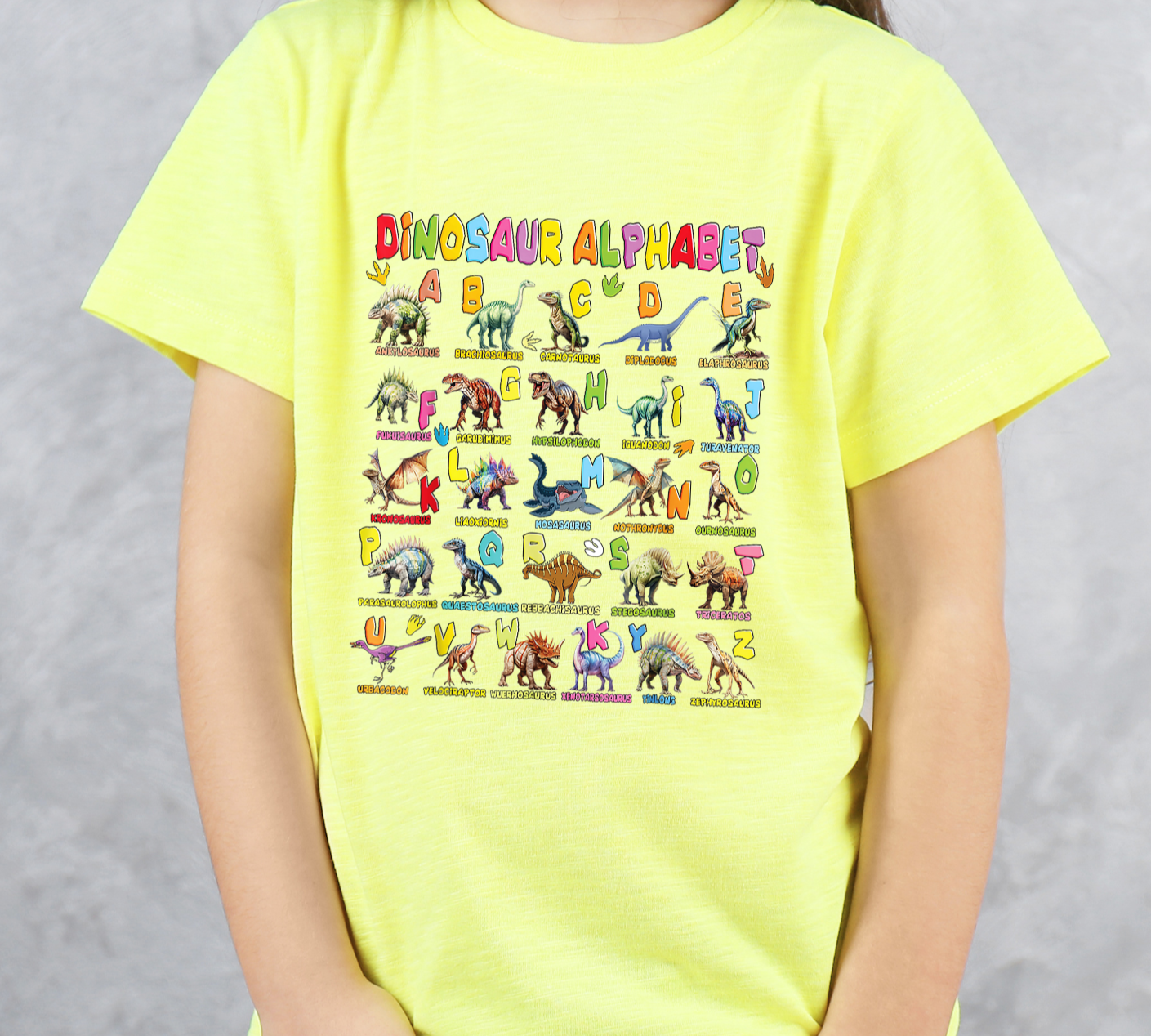 Dinosaur Alphabet - Graphic t-shirt