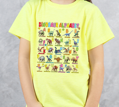 Dinosaur Alphabet - Graphic t-shirt