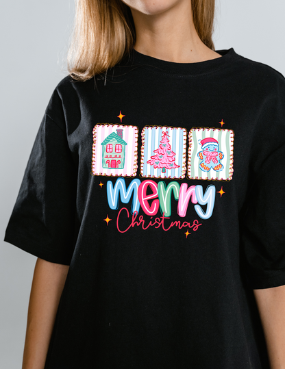 Pretty Merry Christmas - Graphic t-shirt