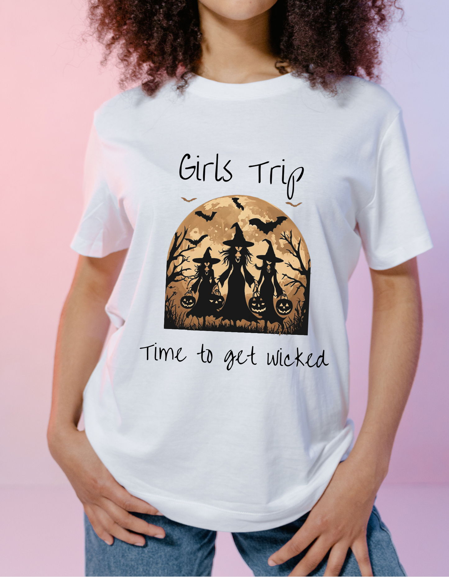 Girls trip time to get wicked - DTF Transfers