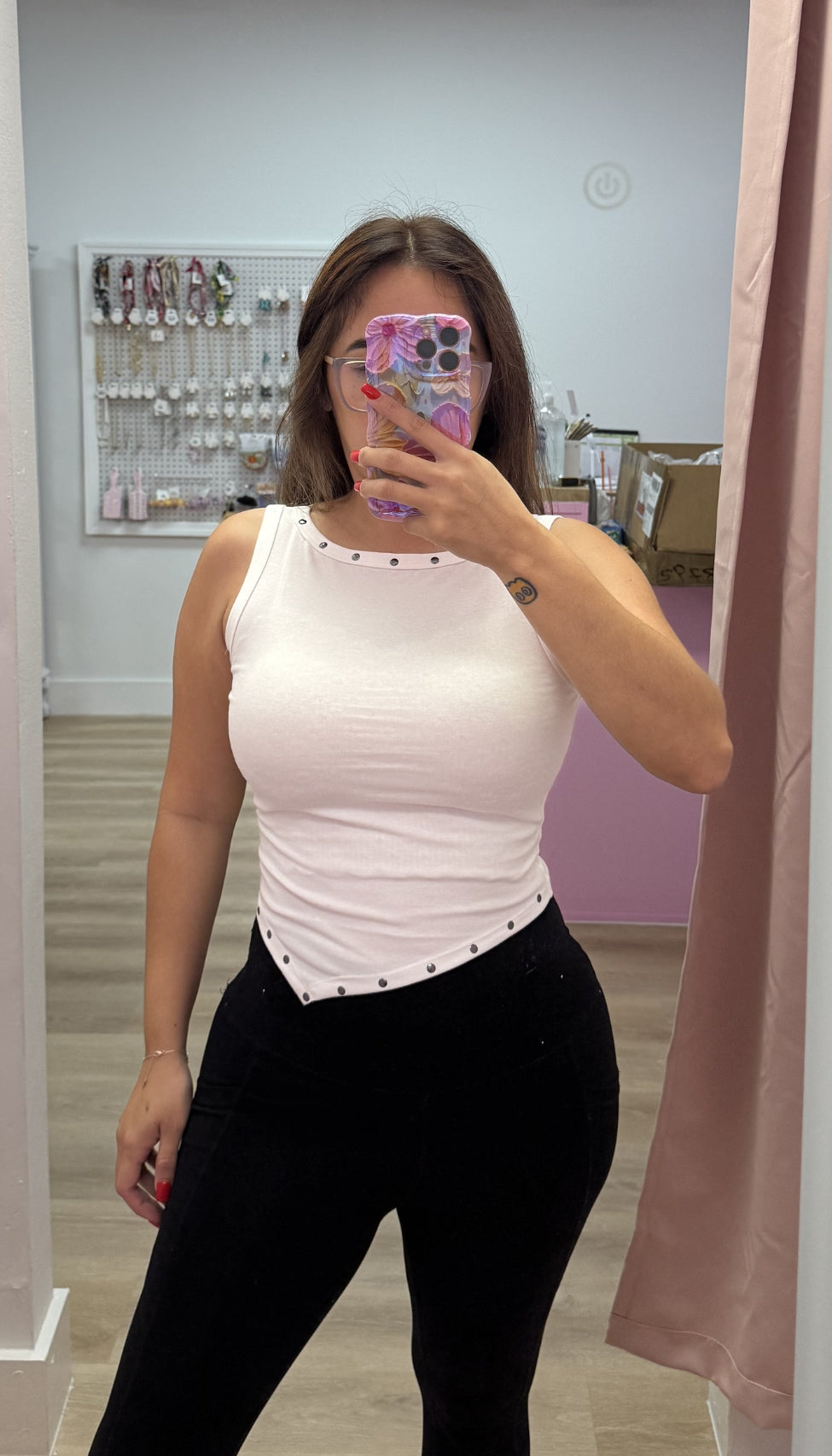 Jessie - Stud Tank Top