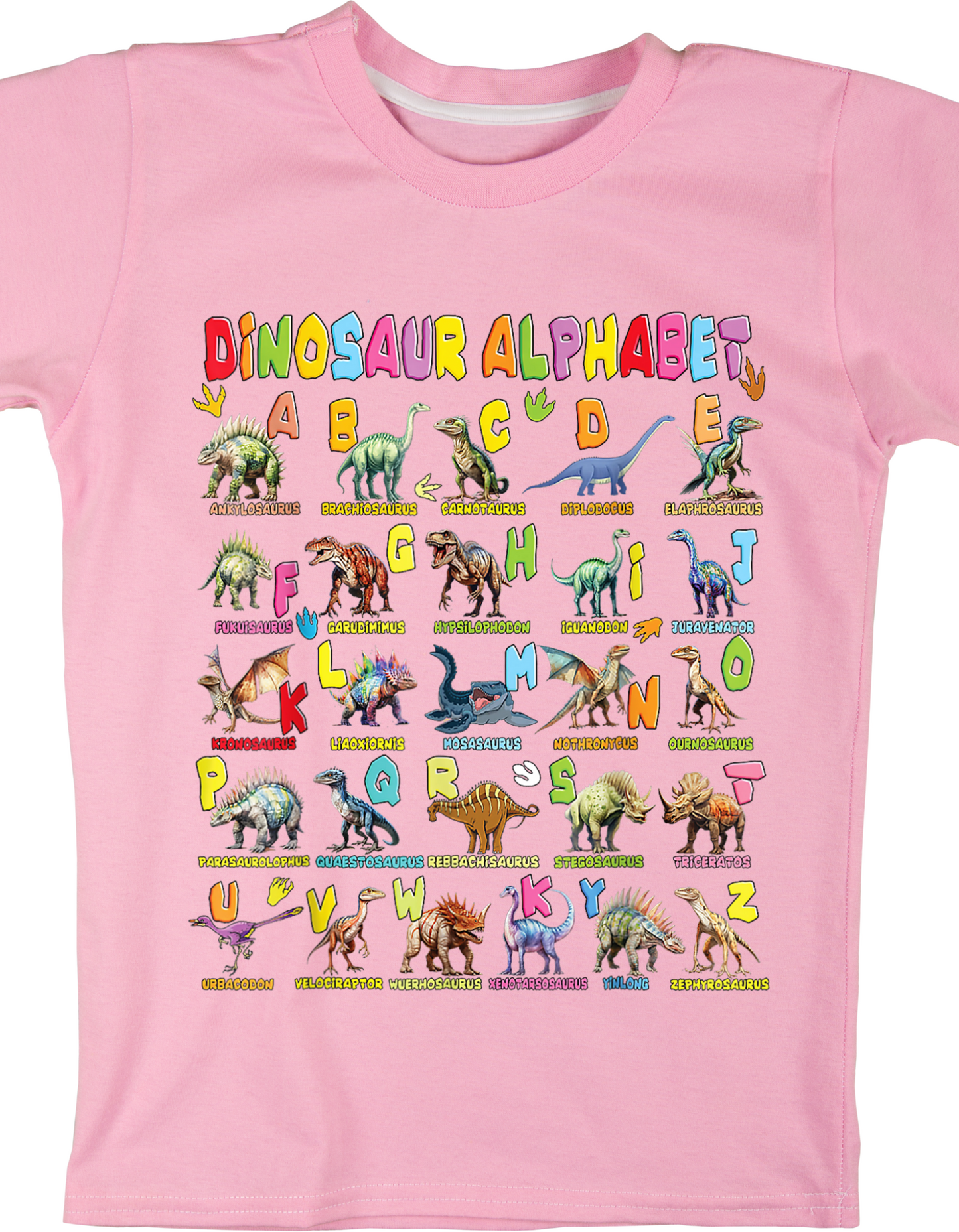 Dinosaur Alphabet - Graphic t-shirt