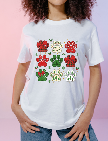 Christmas Paws - Graphic t-shirt