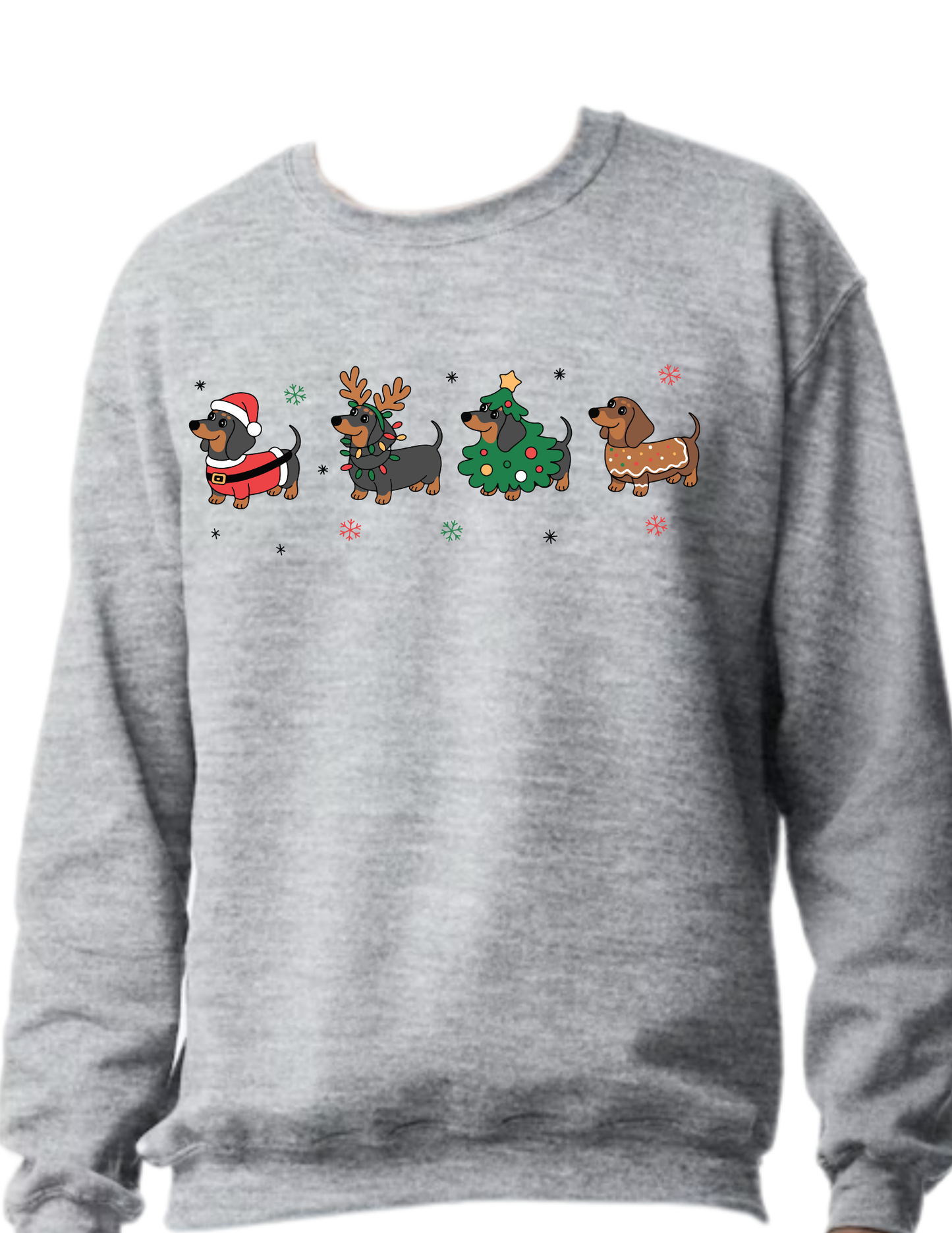A Dachshund Christmas - Crewneck Sweater