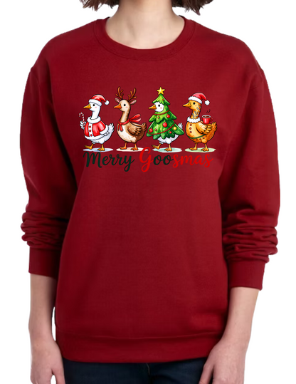 Merry Goosmas - Crewneck Sweater