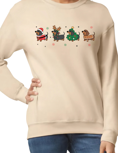 A Dachshund Christmas - Crewneck Sweater