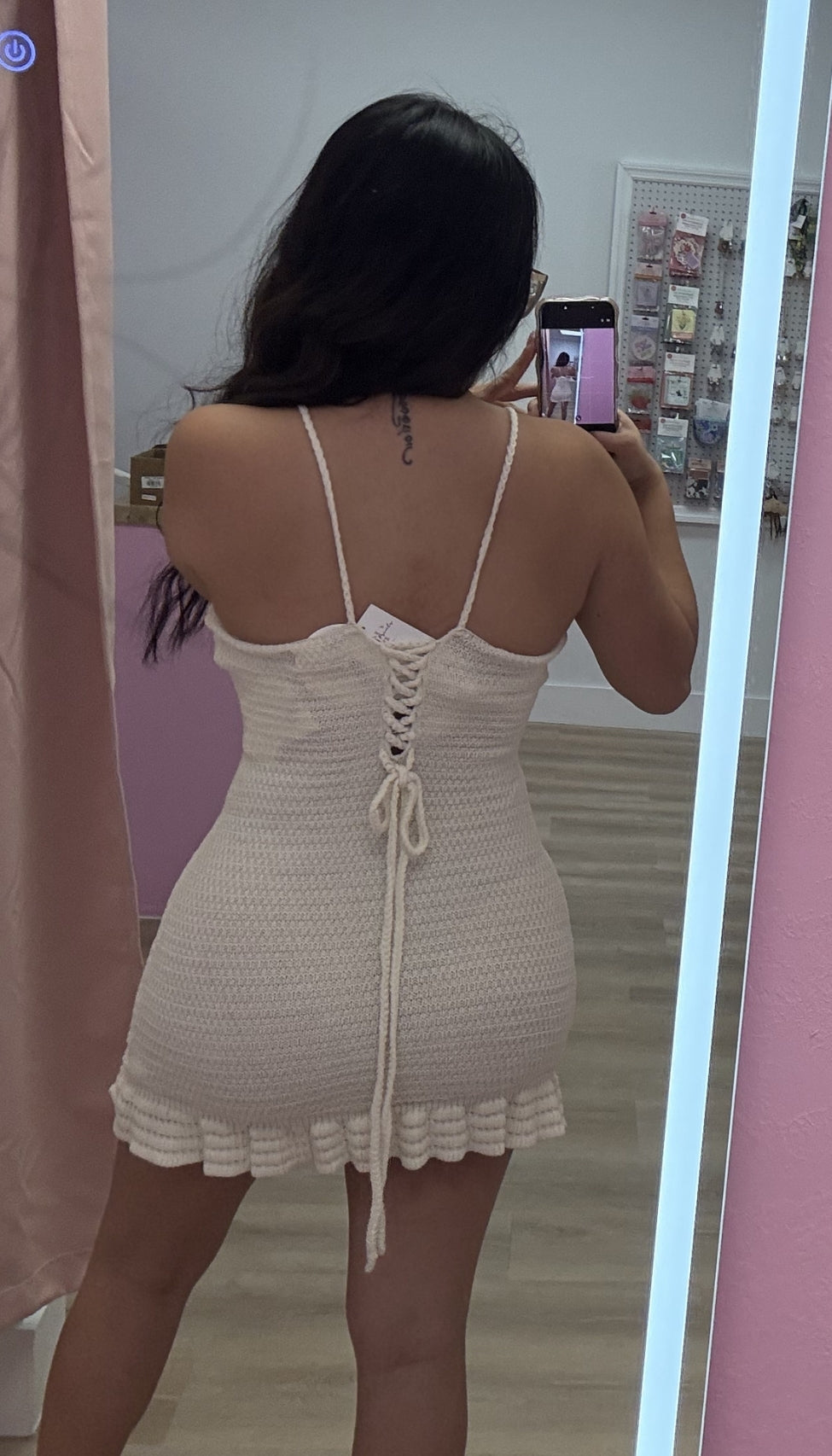 Karol - Crochet Mini Dress