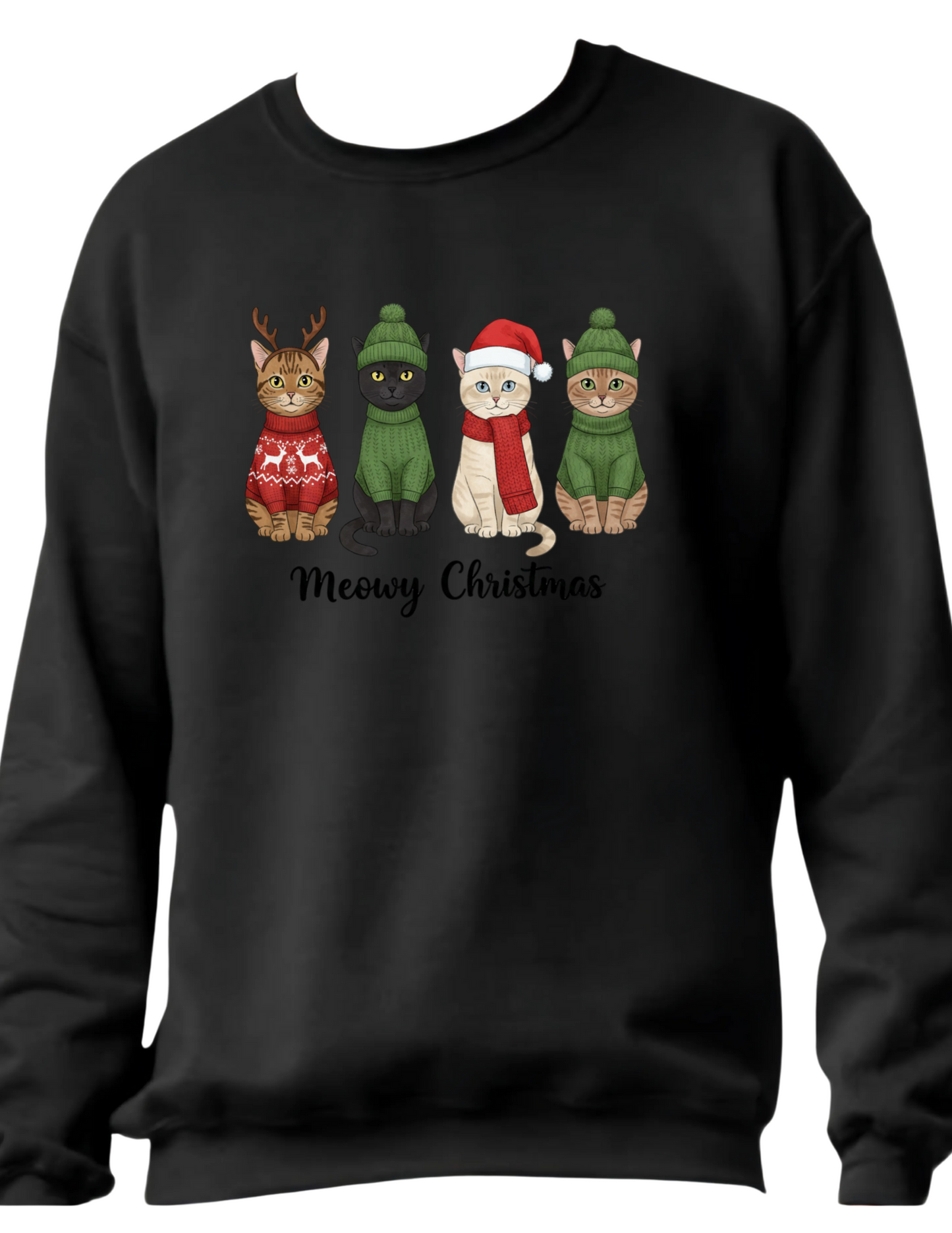 Meowy Christmas - Crewneck Sweater