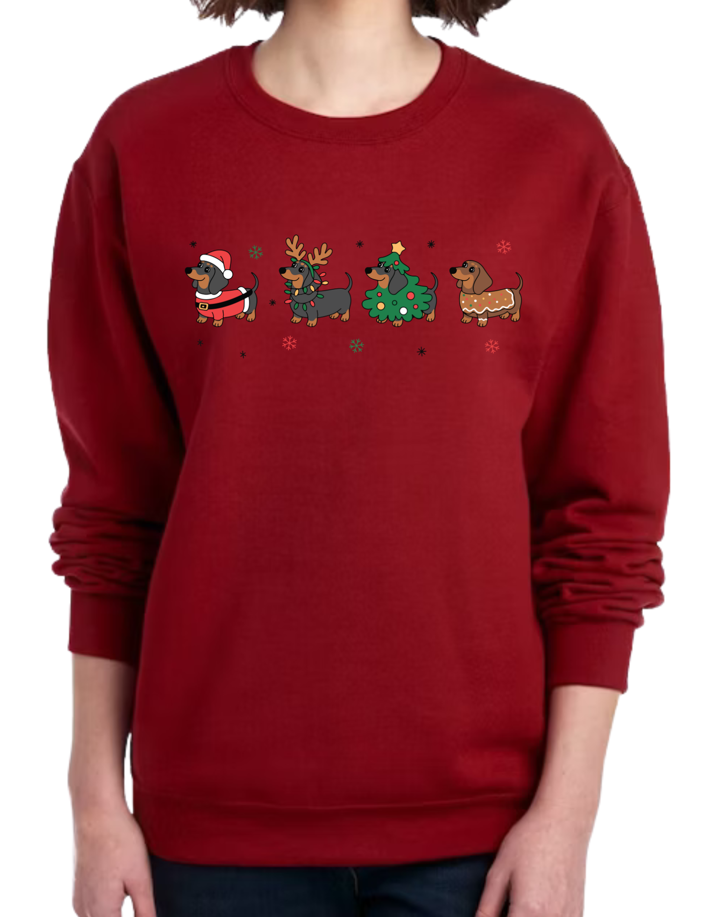 A Dachshund Christmas - Crewneck Sweater