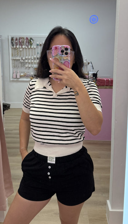 Good Mood - High Waisted Boxer Shorts